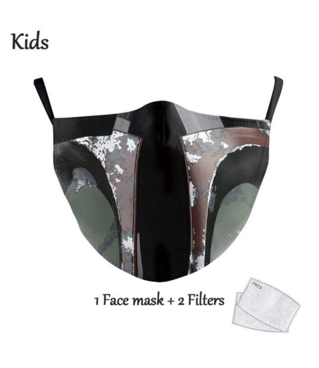 DG Kids Face Mask - Washable Reusable Mask - Jango Fett