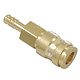 Messing Snelkoppeling V, 6mm
