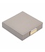 Charm Top Box Taupe & Grey Velvet