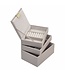 Mini 3-Set Taupe & Grey Velvet