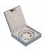 Charm Top Box Dusky Blue & Grey Velvet