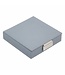 Charm Top Box Dusky Blue & Grey Velvet