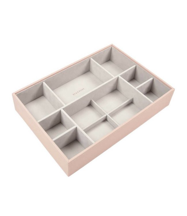 Supersize 3-Set Schmuckkasten Blush & Grey Velvet