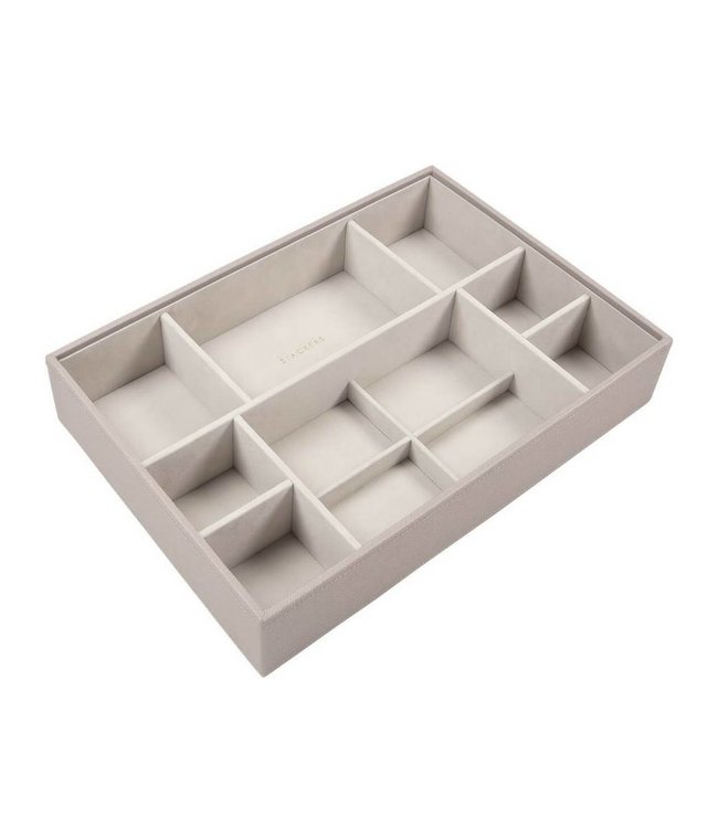 Supersize 3-Set Taupe & Grey Velvet