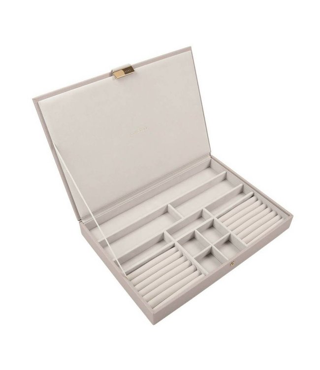 Supersize 3-Set Taupe & Grey Velvet