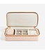 Large Travel Box Set in Blush & Grey Velvet