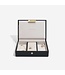 Mini Top-Box Black & Grey Velvet