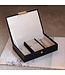 Mini Top-Box Black & Grey Velvet