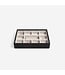 Mini 11-Section Box Black & Grey Velvet