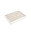 Classic 5-Section Box Chalk Croc & Grey Velvet