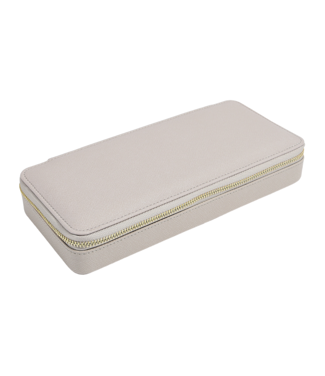 Travel Box "Sleek" / Taupe & Grey