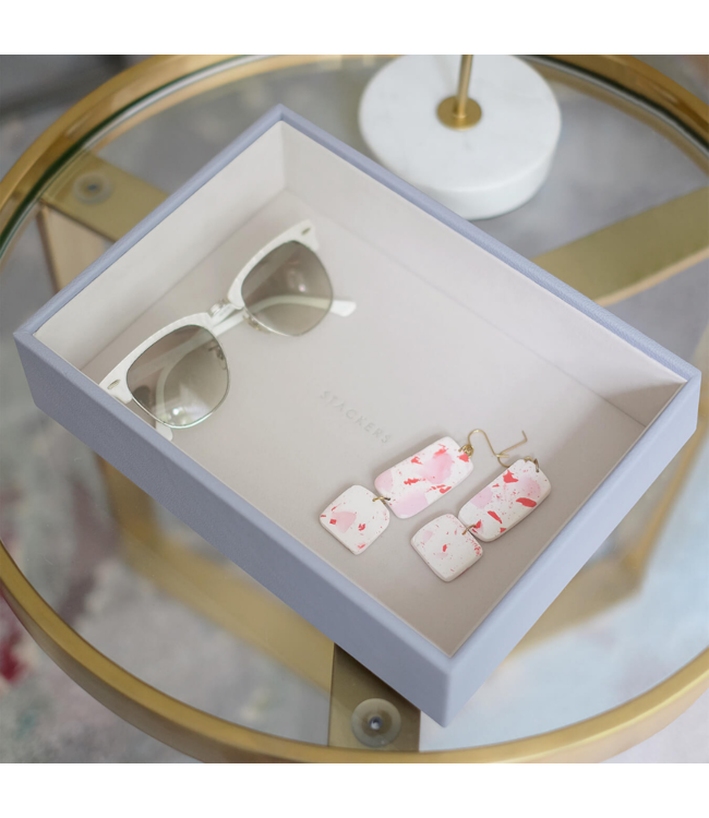 Classic Open Box Lavender & Grey Velvet