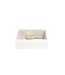 Mini Open Box Chalk Croc & Grey Velvet