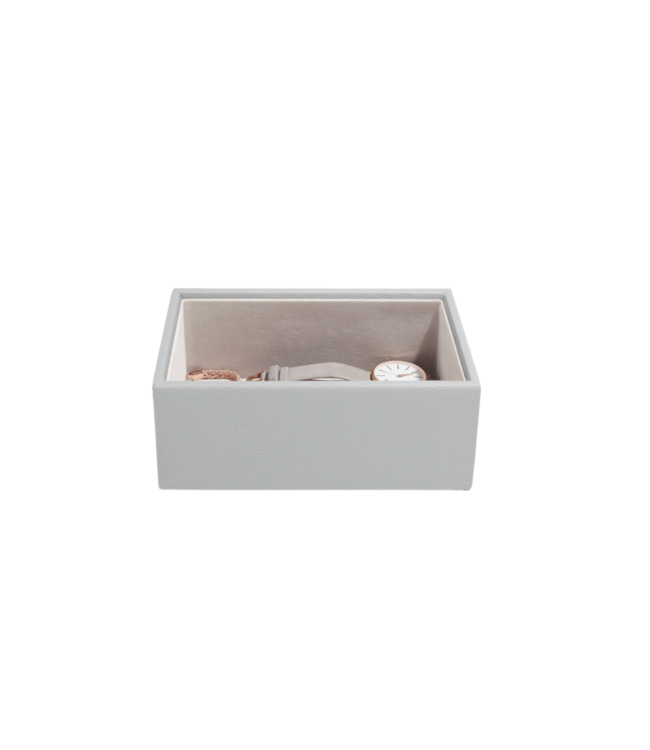 Mini Open Box Pebble Grey & Grey Velvet