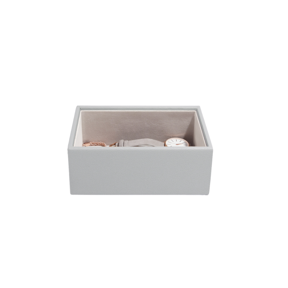 Mini Open Box Pebble Grey & Grey Velvet-1