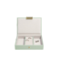 Mini Top Pink Sage Green & Grey Velvet