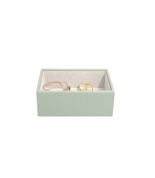 Mini Open Box Sage Green & Grey Velvet