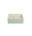 Mini Open Box Sage Green & Grey Velvet