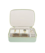 XL Travel Box Sage Green Green & Grey Velvet
