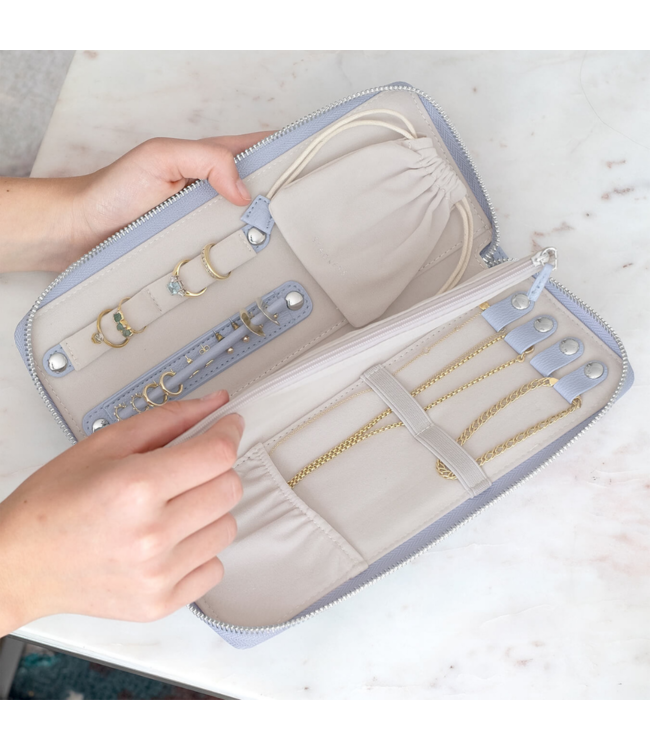 Flip Travel Etui / Lavender & Grey