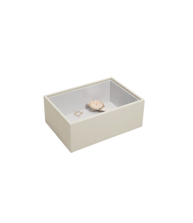 Mini 2-Set Sieradendoos - Oatmeal & Grey Velvet