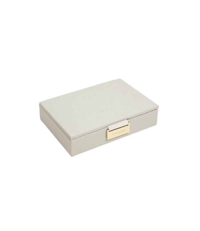 Mini 2-Set Sieradendoos - Oatmeal & Grey Velvet