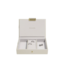 Mini Top Box - Oatmeal & Grey Velvet