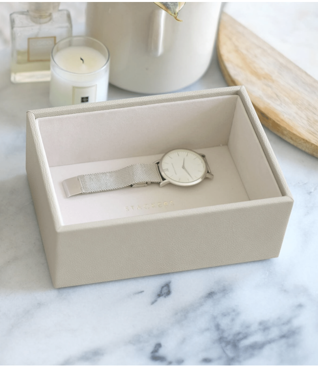 Mini Open Box - Oatmeal & Grey Velvet