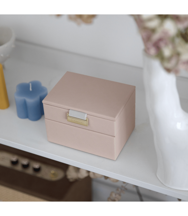 Micro 2-Set / Blush Pink & Grey Velvet