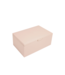 Home Storage Box Medium / Blush & Grey Velvet