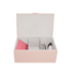 Home Storage Box Medium / Blush & Grey Velvet