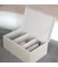 Home Storage Box Medium / Oatmeal & Grey Velvet