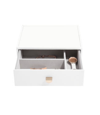 STACKERS Classic Drawer Accessory Pebble White