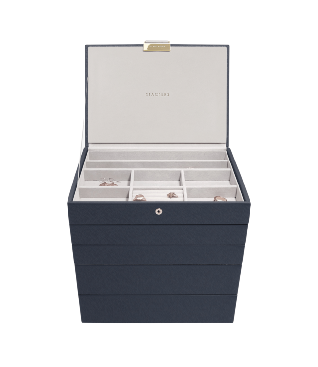 Classic 5-Set / Navy Blue & Grey