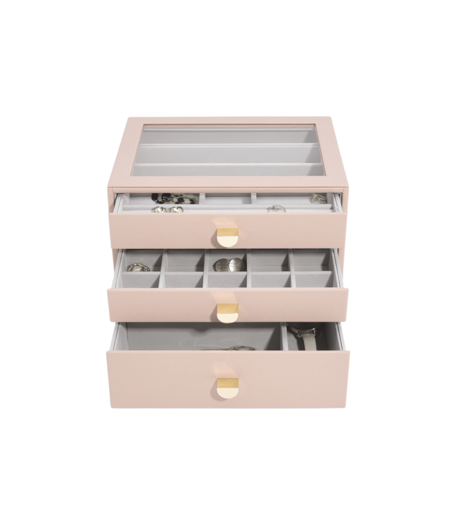 Classic Drawer 3-Set / Blush Pink & Grey