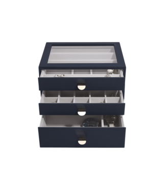 STACKERS Classic "Drawer" 3-Set / Navy