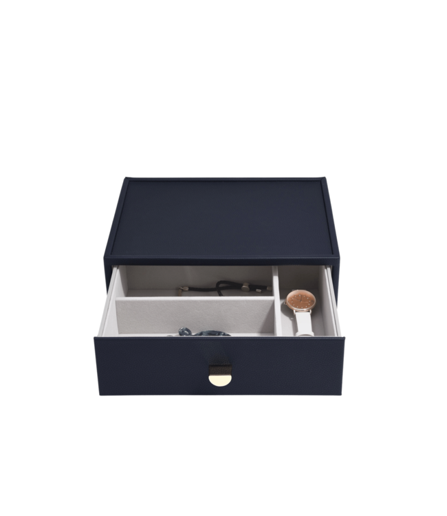 Classic Drawer 3-Set / Navy Blue & Grey