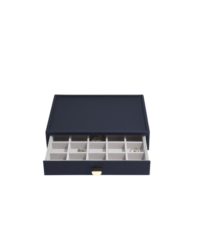 Classic Drawer 3-Set / Navy Blue & Grey