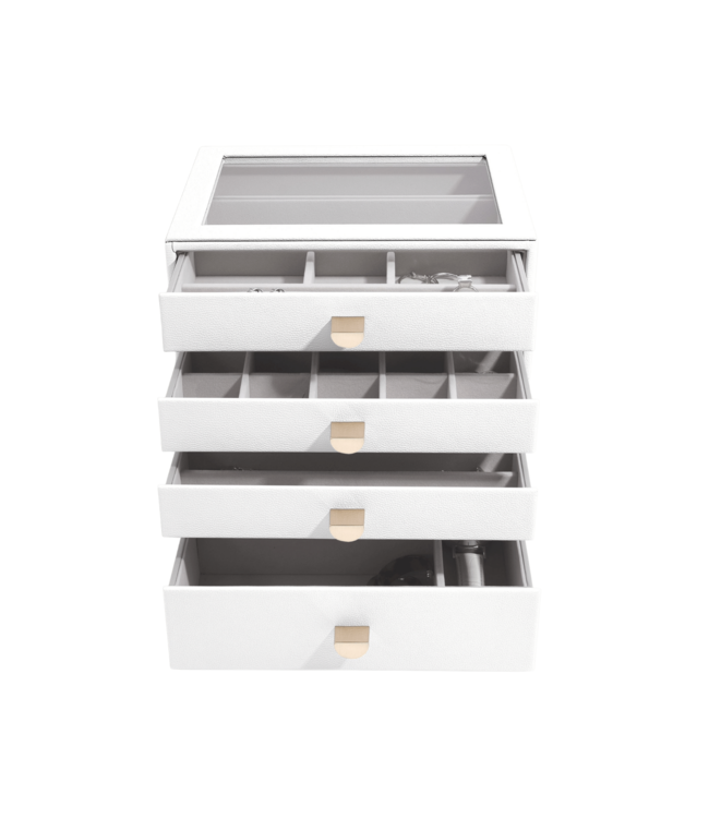 Classic Drawer 4-Set / Pebble White & Grey