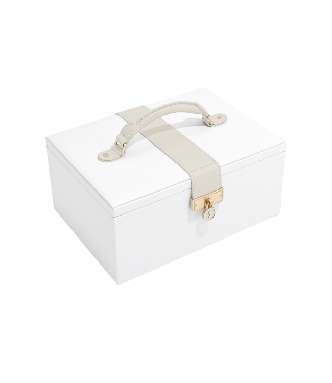 Classic "Luxury" Boîte à Bijoux / Pebble White