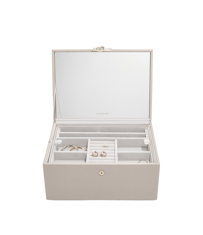 Classic "Luxury" Boîte à Bijoux / Taupe