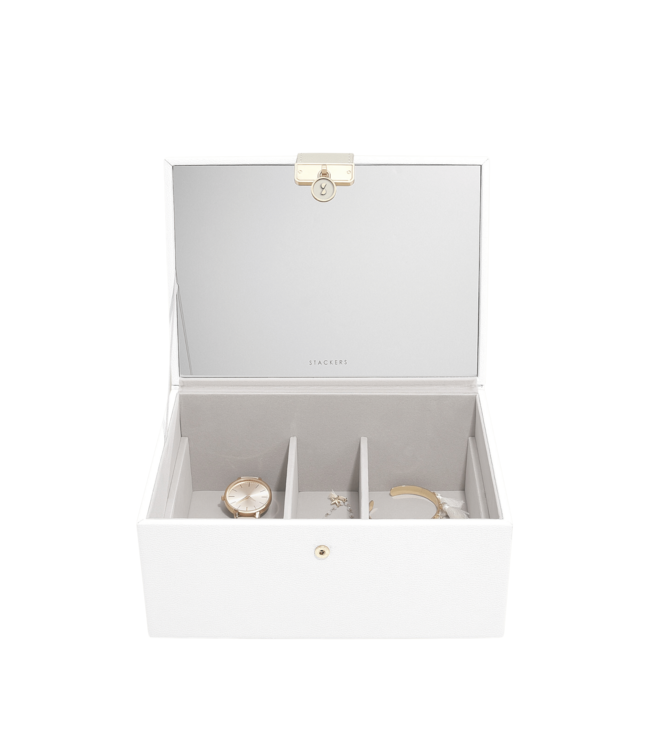 Classic "Luxury" Sieradendoos / Pebble White