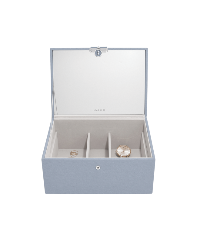 Classic "Luxury" Schmuckkasten / Dusky Blue