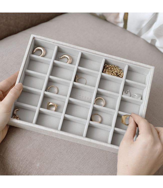 Classic 25-Section Box / Oatmeal & Linen