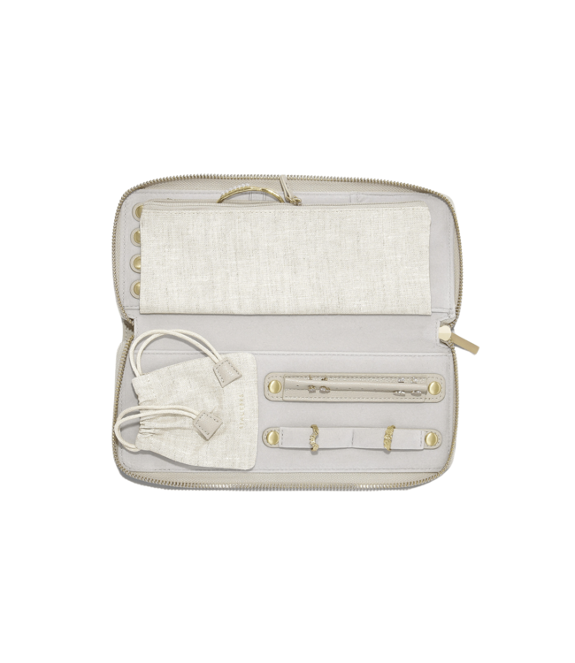 Flip Travel Etui / Oatmeal & Linen