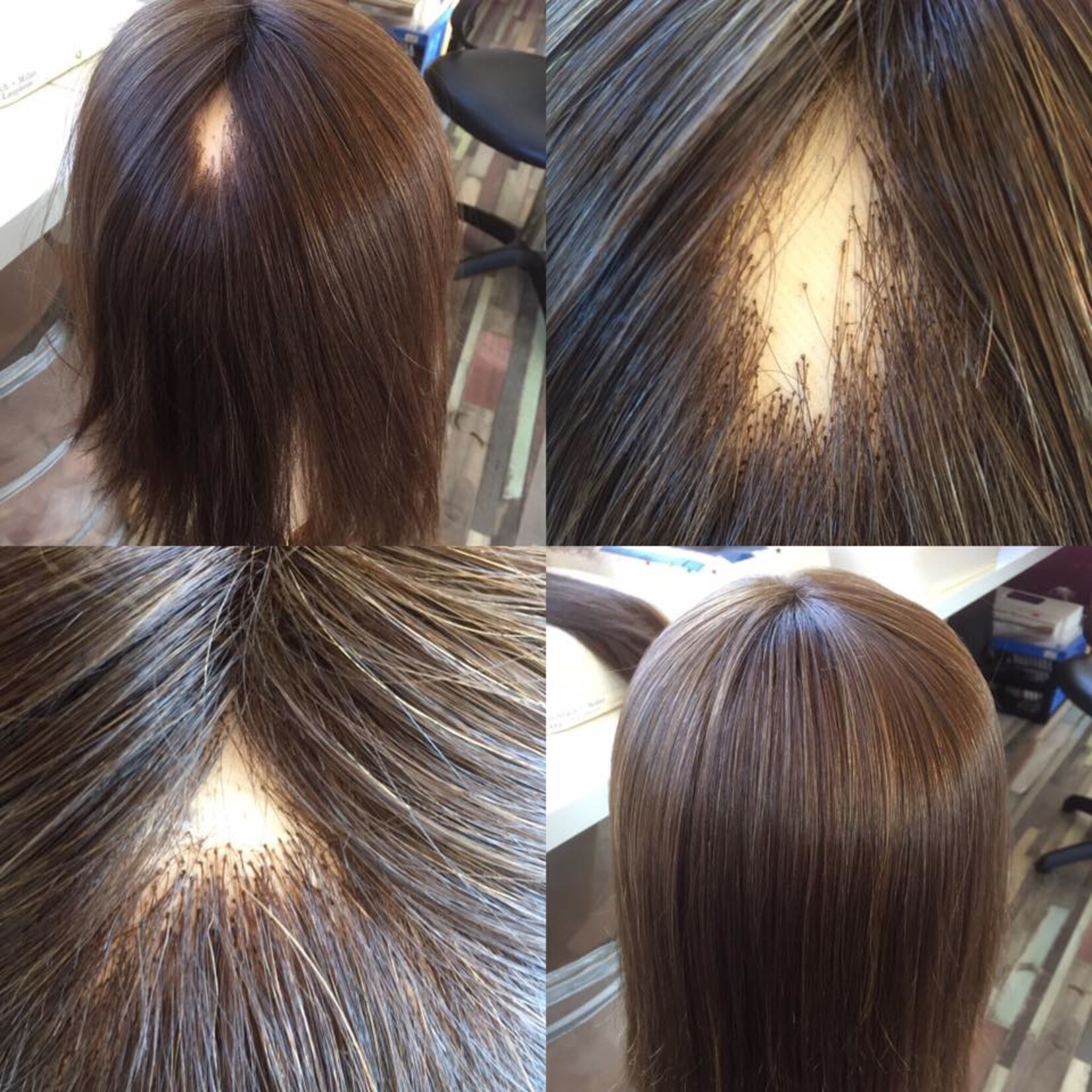 Reparatie en onderhoud van confectie en maatwerk haarwerk