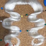 Eigen atelier Sinterklaas Yakharen snor (handgeknoopt)