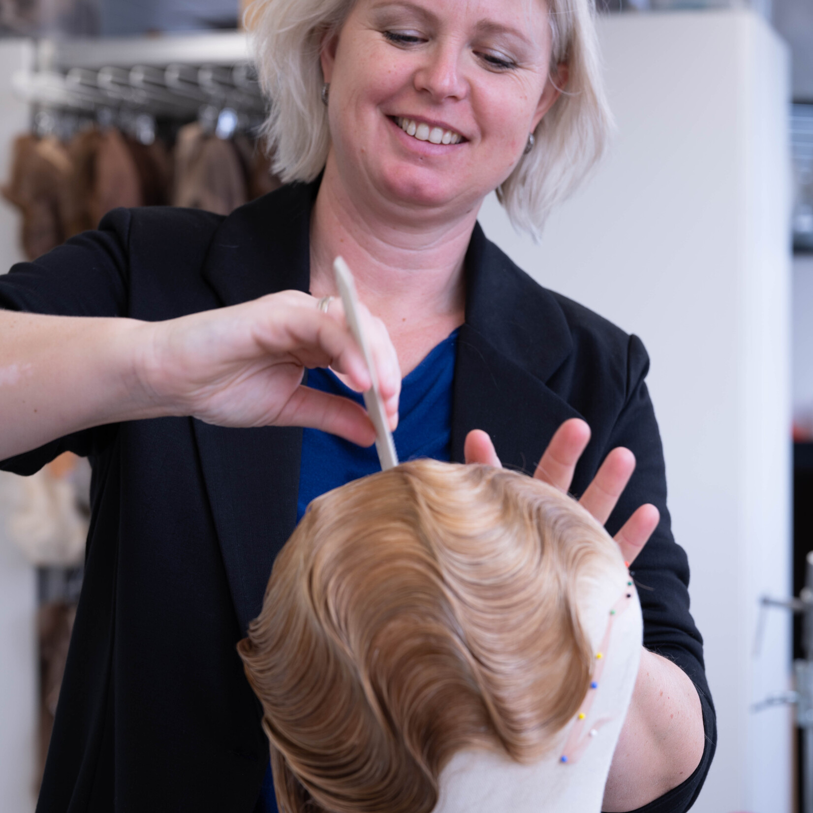 Eigen atelier Slagleggen/Fingerwaving (basis)