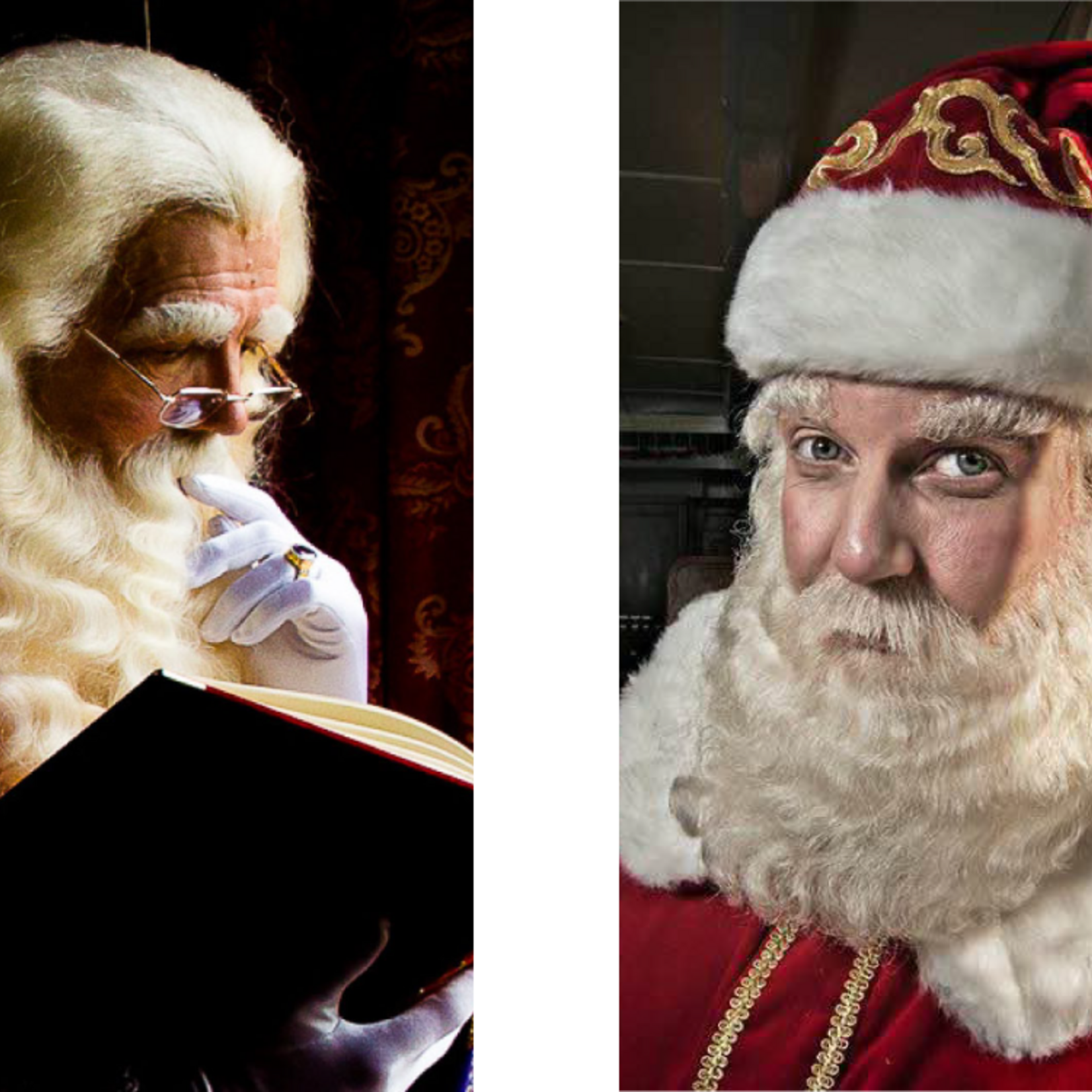 Eigen atelier Sinterklaas / Kerstman wenkbrauwen (Handgeknoopt)