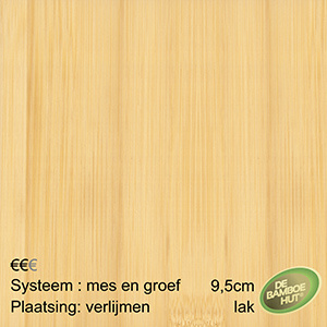 Bamboevloeren Bamboe Supreme ecru PP transparant gelakt